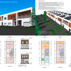 The concept of Townhouse — example of a freelancer's portfolio in the category Architectural Design